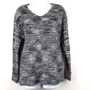a.n.a Damenpullover mit hellem und dunkelgrauem Marmor mit V-Ausschnitt Größe M (Neu mit Etikett) unverbindlicher Preisempfehlung des Herstellers 44 $ - Bild 1 von 7