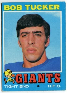 1971 Topps #79 Bob Tucker New York Giants - Foto 1 di 2