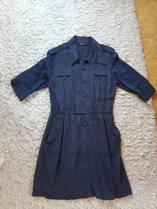 Blaues Blusenkleid, Desigual, Gr. 42 - Bild 1 von 4