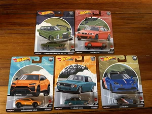 HOT WHEELS 2022 CAR CULTURE Auto Strasse CASE Q COMPLETE SET OF 5 - Picture 1 of 2