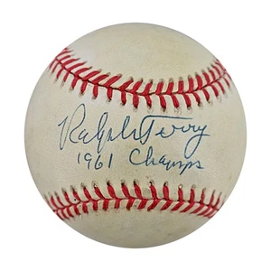 Ralph Terry New York Yankees Autografo Firmato Scritto OAL Baseball JSA Autore - Foto 1 di 4