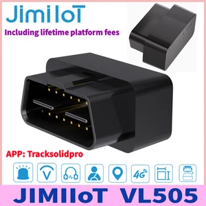 Jimiiot VL505 4G LTE OBD GPS Tracker Real-Time Tracking, Driving Behavior Alerts - Picture 1 of 7
