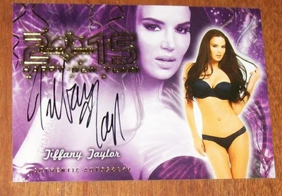 2015 Tiffany Taylor Happy New Year Autographed Bench Warmer Card - Image 1 of 2