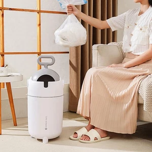 Trash Can Modern with Lid Kitchen Trash Bin for Apartment Hotel Home Use - Picture 1 of 7