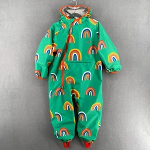 Traje de charco Muddy Puddles Ecolight niños 3-4 años verde arco iris al aire libre lluvia - Imagen 1 de 17