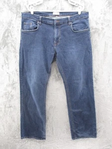Tecovas Jeans Mens 38x32 Ranch Wear Slim Fit Western Dark Wash Flex Denim - Picture 1 of 18