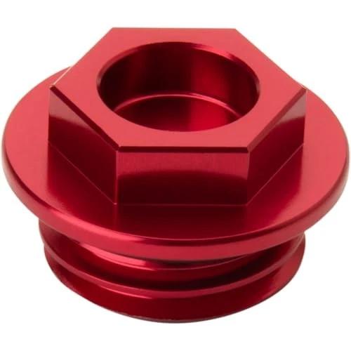 Tapón de llenado de aceite Tusk rojo para KTM 440 EXC 1994-1995 Foto 1 de 4