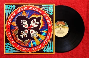 KISS ROCK AND ROLL OVER 1976 CASABLANCA LP ACE FREHLEY PAUL STANLEY - Picture 1 of 1