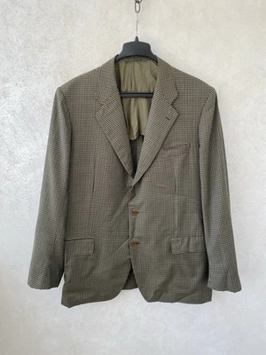 Vintage Kiton Napoli Cucito Per Bernies Lana Wool Blazer Jacket Sport Coat Sz 52 Foto 1 de 4