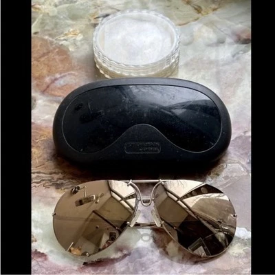 VINTAGE 1980s PORSCHE CARRERA DESIGN GOLD SUNGLASSES 562A 41/67/135 MIRROR LENS - Image 1 of 4