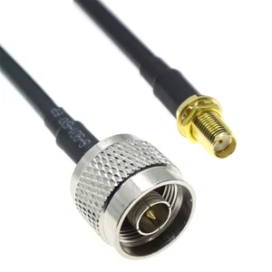 RG58 SMA Female to N male connector Lot RF Coax Pigtail Coaxial Jumper Cable - Picture 1 of 3
