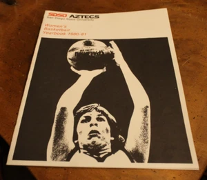SDSU Aztecs 1980-81 Basketball Yearbook ~ AUTOGRAMME (14) Spieler/Mitarbeiter - Bild 1 von 5