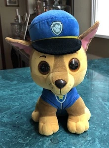 PAW PATROL Chase TY PLUSH 10"  BEANIE BOOS 2007 - Picture 1 of 7