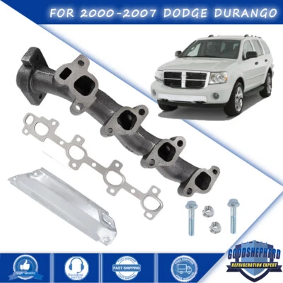 Coletor de escape para 2000-2006 2007 Dodge Durango V8 4.7L com kit de junta 674-909 - Imagem 1 de 4