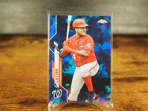 2020 Topps Chrome Update Sapphire Edition Starlin Castro #U-5 Base Card