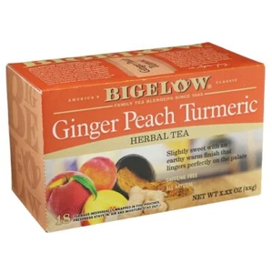 Bigelow Ginger Peach Turmeric Herbal Tea - Picture 1 of 1