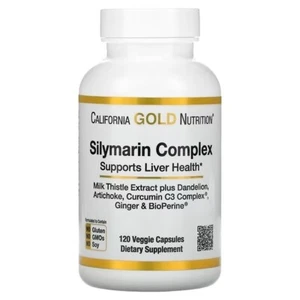 California Gold Nutrition Silymarin Complex 120 Kapseln Lebergesundheit - Original - Bild 1 von 4