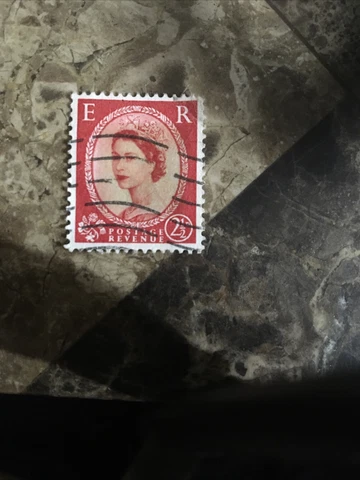 RARE ER postage revenue 2 1/2d in Red Cover