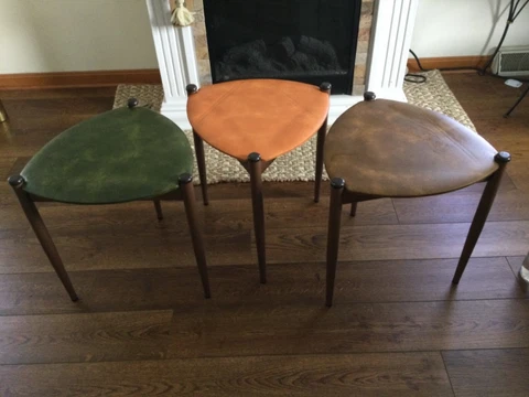 Lu Van Inc Mid Century Guitar Pick Stacking Tables Cover