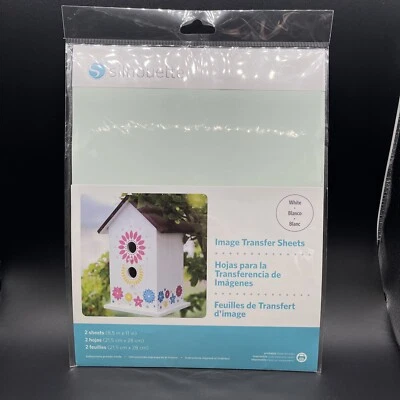 Papel de transferencia de imágenes Silhouette 2/paquete - blanco - nuevo/sellado Foto 1 de 4