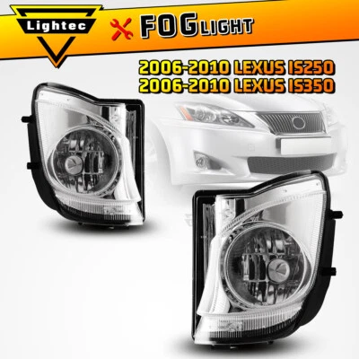 For 2006 2007 2008 2009 2010 Lexus IS250 IS350 Fog Lights Front Bumper Lamp - Image 1 of 4
