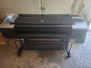 HP DesignJet T1700 DUAL ROLL 44" 1VD87A POSTSCRIPT Printer LOCAL PICK UP ONLY T - Picture 1 of 7
