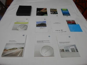 2016 VOLKSWAGEN GOLF,GOLF GTI,GOLF R OWNER MANUAL 10/PC+NAVIGATION SET & VW CASE - Picture 1 of 11