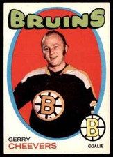 1971-72 O-Pee-Chee Gerry Cheevers Boston Bruins #54