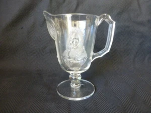 Antique Actress Early American Pattern Glass Cream Pitcher - Picture 1 of 6