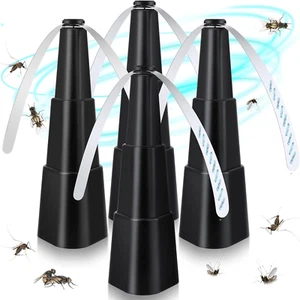 Fly Fans for Tables, Fly Repellent Fan Indoor Outdoor with Holographic Bl - Picture 1 of 12