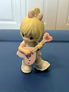 Precious Moments Figurine F0007 When You Play with Heart, Music Is Art with Box - Picture 1 of 3
