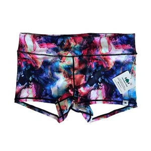 Wodbottom Damen-Trainingsshorts mehrfarbig abstrakt neu mit Etikett – 3XL - Bild 1 von 6