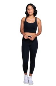 NWT Girlfriend Collective High Rise Leggings in Black Women's Size: S - Picture 1 of 11