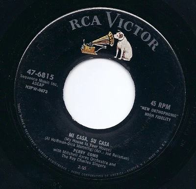 7" PERRY COMO 45 "Mi casa, su casa / Round and Round" US RCA VICTOR 47-6815 - Image 1 of 2