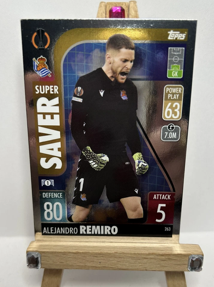 ALEJANDRO REMIRO 2021-22 Topps Match Attax Soccer Super Saver #263 - Image 1 of 4