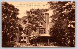 Postcard Ohio Youngstown College Business and Secretarial School 46 - Picture 1 of 2