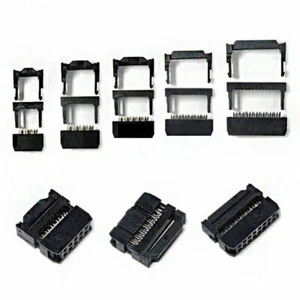 2.54mm FC 6~51 Way IDC Female Flat Ribbon Cable Mounting Socket Connector Kit - Picture 1 of 16