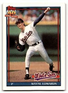 1991 Topps #751 Wayne Edwards    Chicago White Sox Baseball Cards EX/NM ID:58235