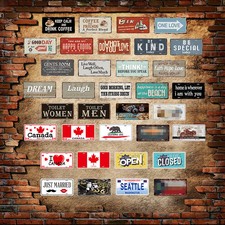 Dream Vintage Metal Tin Signs Kind Plate Decor Pub Bar Art Wall Poster 15*30CM