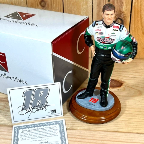 Bobby Labonte #18 Interstate Batteries NASCAR Character Collectibles with Helmet Cover