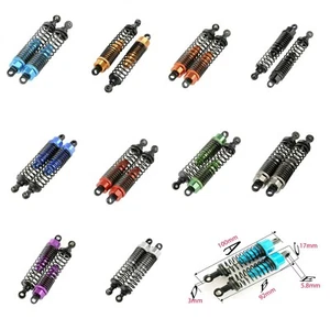 2PCS 100mm Aluminum Shock Absorber Oil Damper For 1:10 RC Car Off-Road Truck HSP - Picture 1 of 22