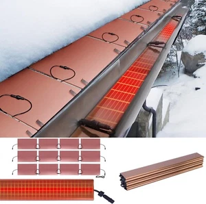 Paneles térmicos de 24 pies para canaletas de techo sistema de fusión de nieve calentador de canalones - Imagen 1 de 17