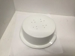 Brie Cheese Baker White Oven Microwave Dishwasher Safe Avon China F30 - Picture 1 of 6