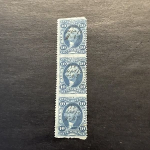 US Stamp Scott #R36B Strip of 3… Used Ng - Picture 1 of 2