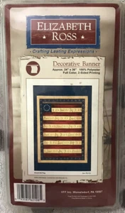 Elizabeth Ross Banner - “It Is A Grand Old Flag” - 24”X 36” - Double Sided - NEW - Picture 1 of 3