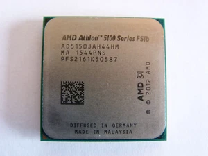 CPU AMD Sempron 5150 FS1b - 1,6 GHz Quad-Core (AD5150JAH44HM); Procesador AM1 - Imagen 1 de 2