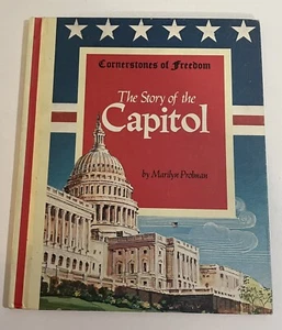 Vintage History Books The Story of the Capitol 1969 Marilyn Prolman Children’s - Picture 1 of 18