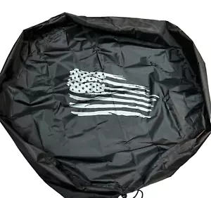 17" American Flag Spare Tire Cover Fit Rv SUV Truck Travel Trailer - Picture 1 of 2