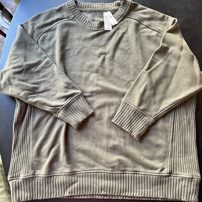 Sudadera Aerie Mujer Talla Mediana Verde De Gran Tamaño Slouchy $60 Cómoda Suave Foto 1 de 4