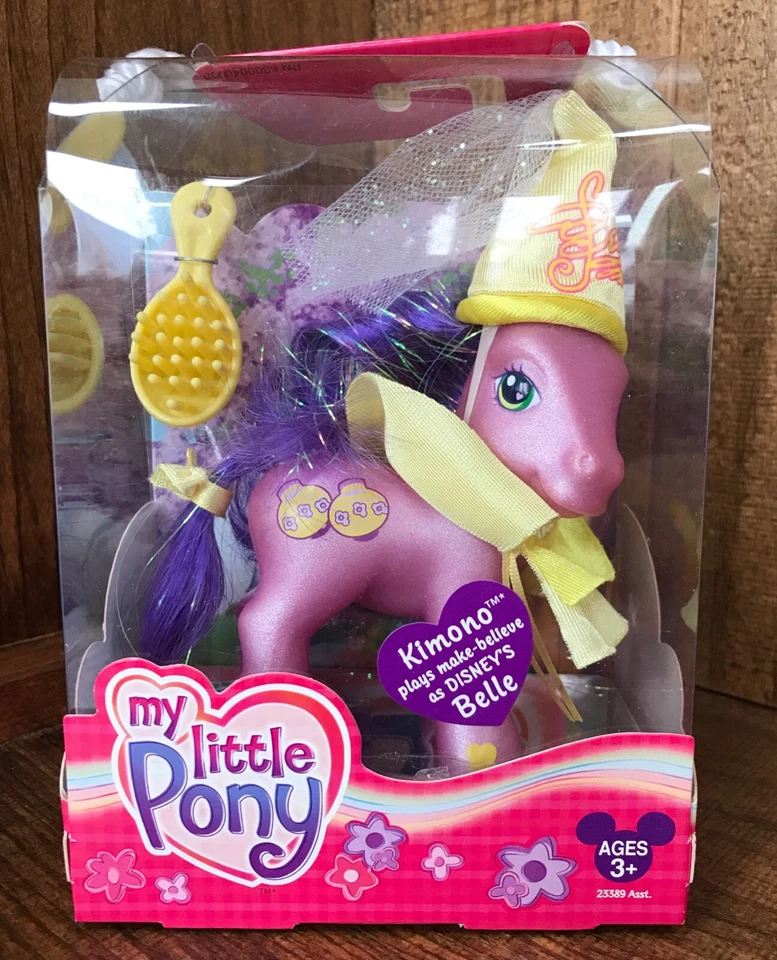 ¡KIMONO exclusivo de princesa Disney My Little Pony G3 sin usar, en caja como BELLE! Hasbro 2003! Foto 1 de 1